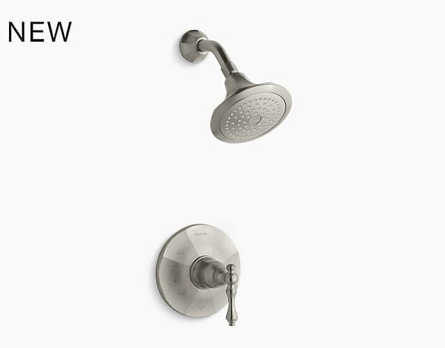 Kelston Valve Trim with Shower Head - Brushed Nickel