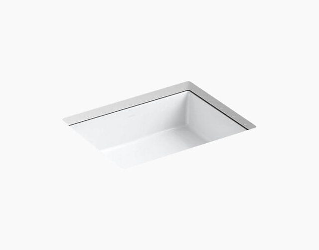 Verticyl® rectangular under-mount bathroom sink