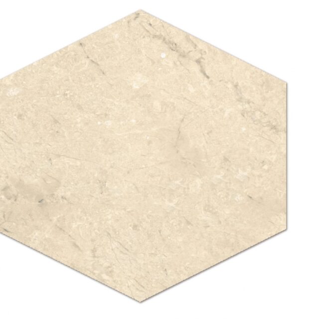 Queen Beige Polished Marble Mosaic Wall and Floor Tile 4 In
