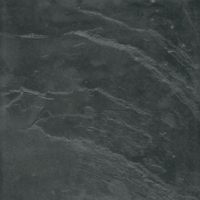 Black Slate Floor Tile 12x12 In