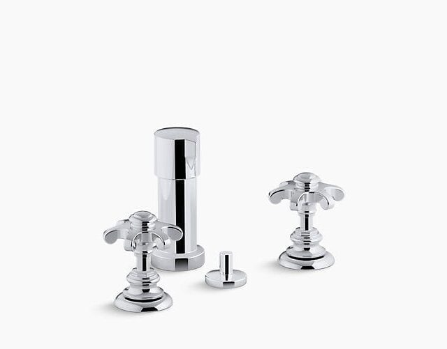 Artifacts® Widespread Bidet Faucet with Prong Handles