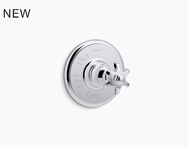 Artifacts® Thermostatic Valve Trim with Prong Handle