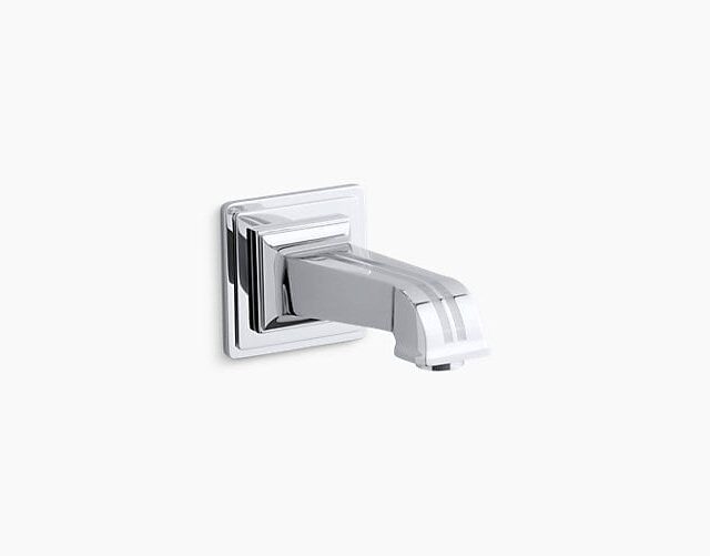Pinstripe® Wall-Mount 6 7/8" Non-Diverter Bath Spout