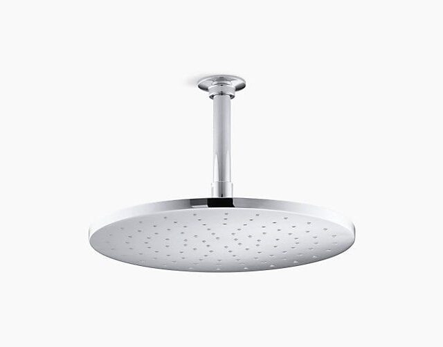 Contemporary Round 12" Rainhead with Katalyst® Air-Induction Spray, 2.5 GPM