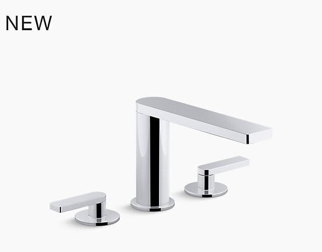 Composed Widespread Bathroom Sink Faucet with Lever Handles