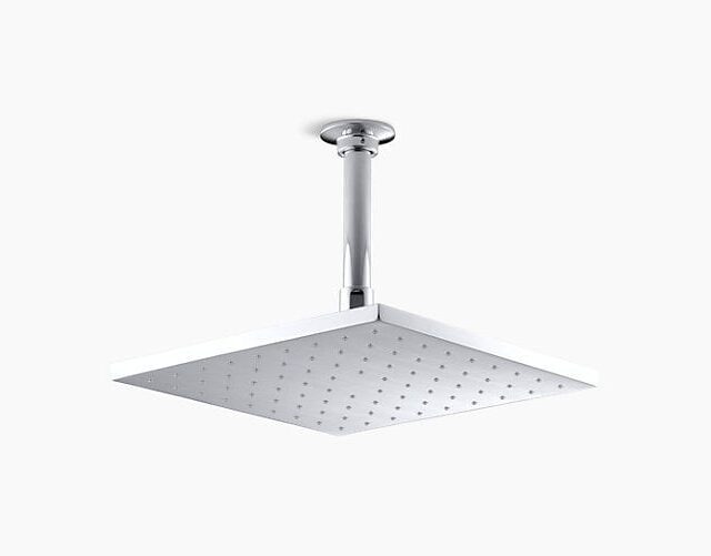 Contemporary Square 10" Rainhead with Katalyst® Air-Induction Spray, 2.5 GPM