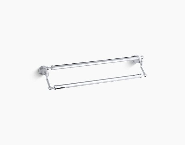 Pinstripe 24" Double Towel Bar