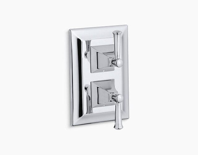 Memoirs® Stately Valve Trim with Lever Handles for Stacked Valve