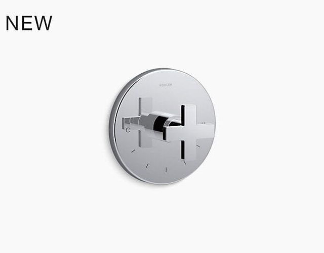 Composed® Rite-Temp® Valve Trim with Cross Handle