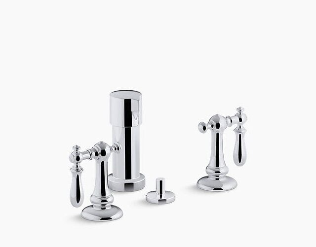 Artifacts® Widespread Bidet Faucet with Swing Lever Handles