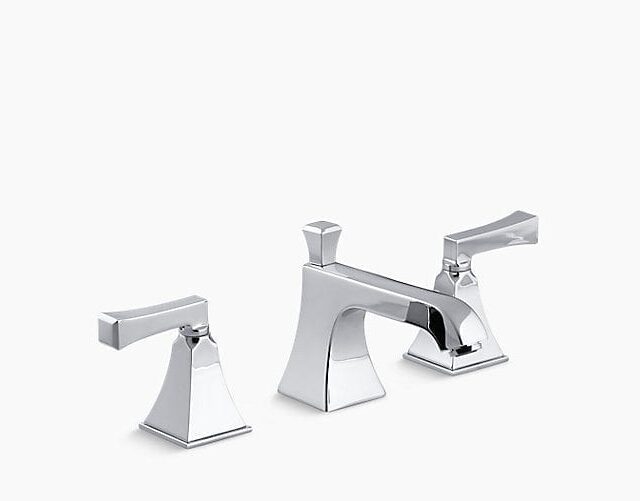 Memoirs® Stately Widespread Bathroom Sink Faucet with Deco Lever Handles