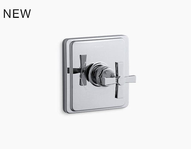 Pinstripe® Pure Rite-Temp® Valve Trim with Cross Handle
