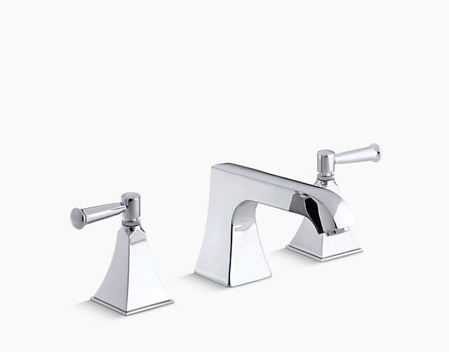 Memoirs® Stately Deck-Mount Bath Faucet Trim with Non-Diverter Spout and Lever Handles