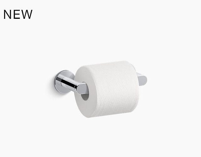 Composed Pivoting Toilet Tissue Holder