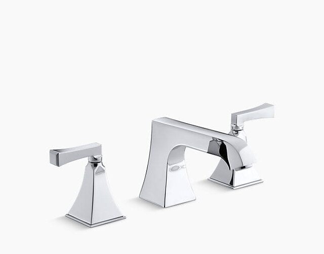Memoirs® Stately Deck-Mount High-Flow Bath Faucet Trim with Non-Diverter Spout and Deco Lever Handles