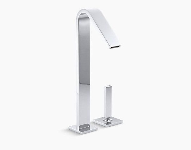Loure Tall Single-Handle Bathroom Sink Faucet with Lever Handle