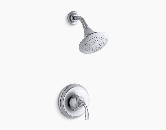 Forté Sculpted Rite-Temp Shower Valve Trim with 2.5 GPM Showerhead