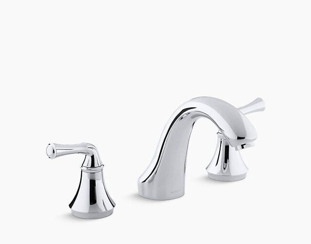 Forté Traditional Deck-Mount Bath Faucet Trim for High-Flow Valve