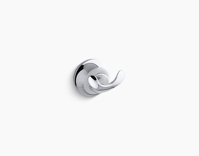 Forté Sculpted Double Robe Hook