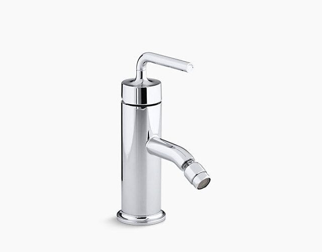 Purist Horizontal Swivel Spray Aerator Bidet Faucet with Straight Lever Handle