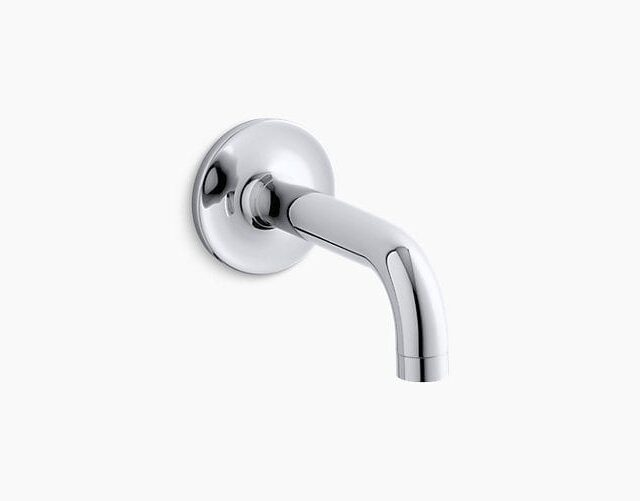 Purist Wall-Mount Non-Diverter Bath Spout, 90-Degrees