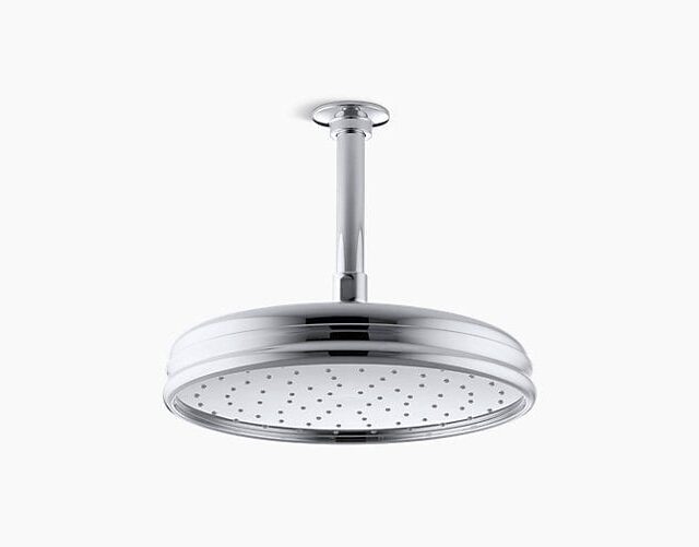 Traditional Round 10" Rainhead with Katalyst® Air-Induction Spray, 2.5 GPM