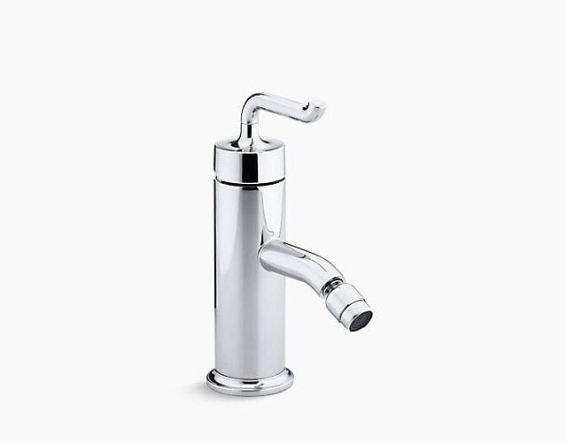 Purist Horizontal Swivel Spray Aerator Bidet Faucet with Smile Design Handle