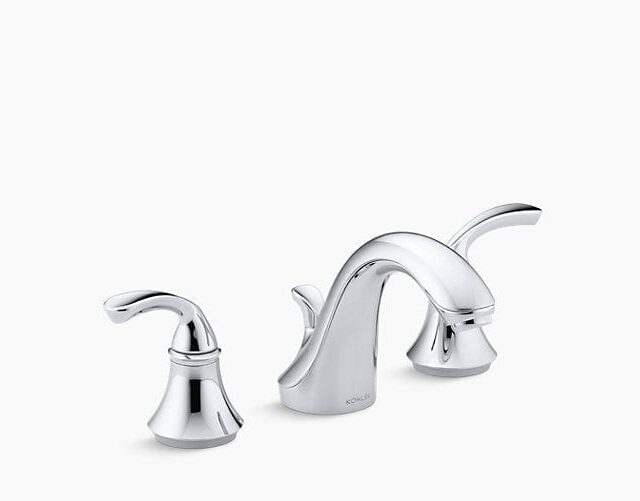 Forté Widespread Bathroom Sink Faucet with Sculpted Lever Handles