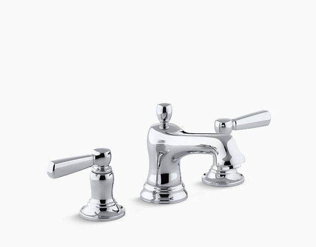 Bancroft Widespread Bathroom Sink Faucet with Metal Lever Handles