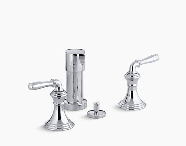 Devonshire Vertical Spray Bidet Faucet with Lever Handles