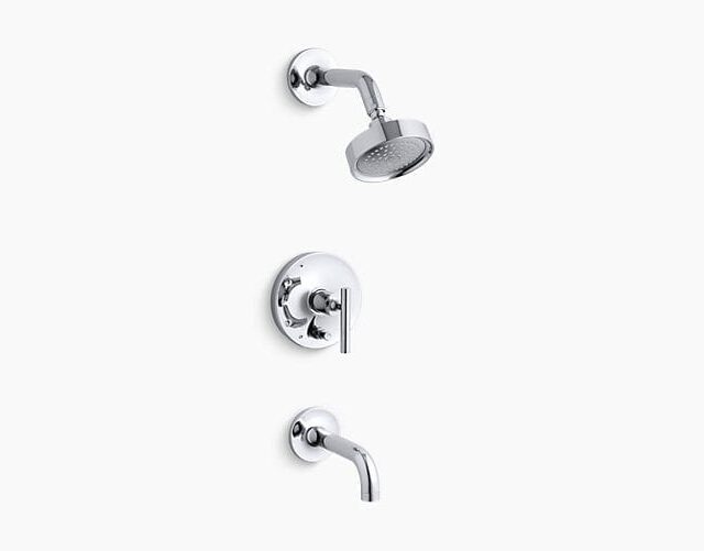 Purist Rite-Temp Pressure-Balancing Bath and Shower Faucet Trim