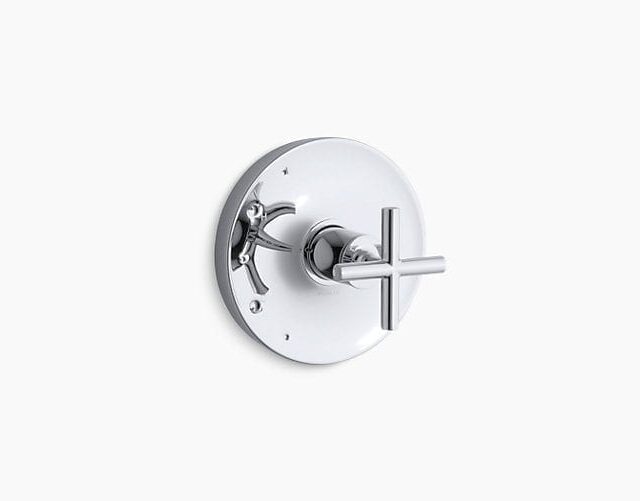 Purist Rite-Temp Valve Trim with Cross Handle