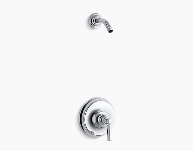 Bancroft Rite-Temp Shower Valve Trim with Metal Lever Handle