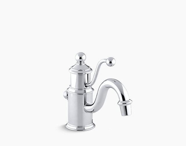 Antique Single-Handle Bathroom Sink Faucet