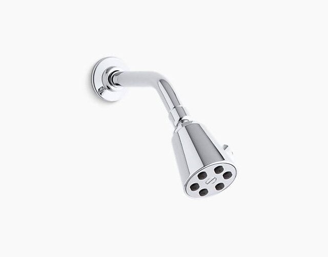 City Club 2.5 GPM Single-Function Wall-Mount Showerhead with Adjustable Spray