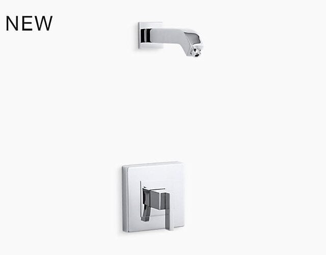 Loure Rite-Temp Shower Valve Trim with Lever Handle