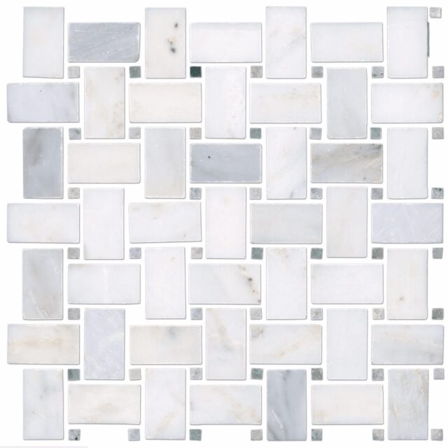 Baltmore Niles Marble Mosaic Tile - 12x12 In.