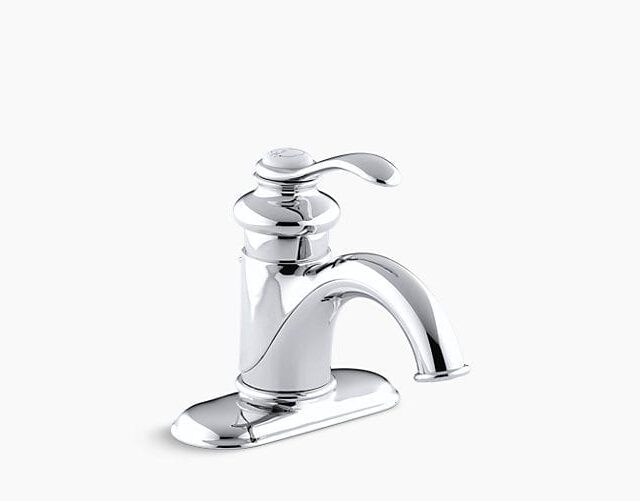 Fairfax Centerset Bathroom Sink Faucet with Single Lever Handle
