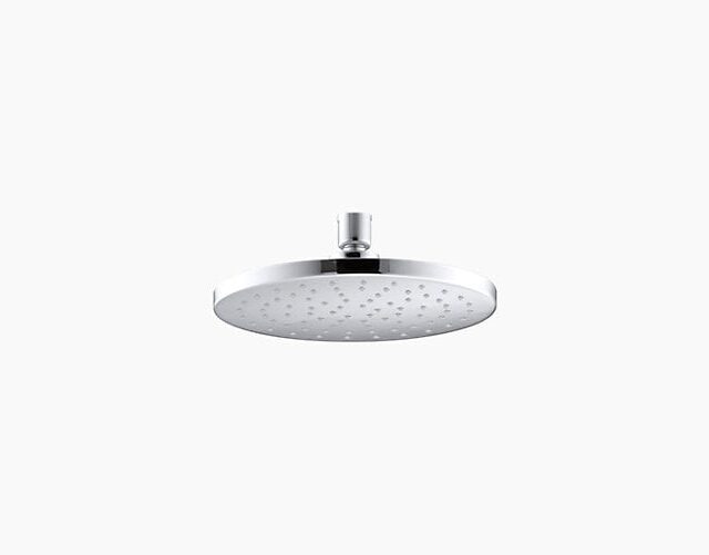 Contemporary Round 8" Rainhead with Katalyst Air-Induction Spray, 2.5 GPM