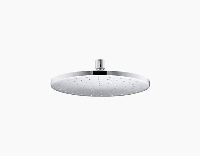 Contemporary Round 10" Rainhead with Katalyst Air-Induction Spray, 2.5 GPM