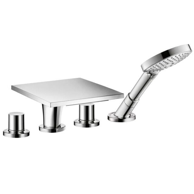 Axor Massaud 4-Hole Roman Tub Set Trim, 2.0 GPM with Valve