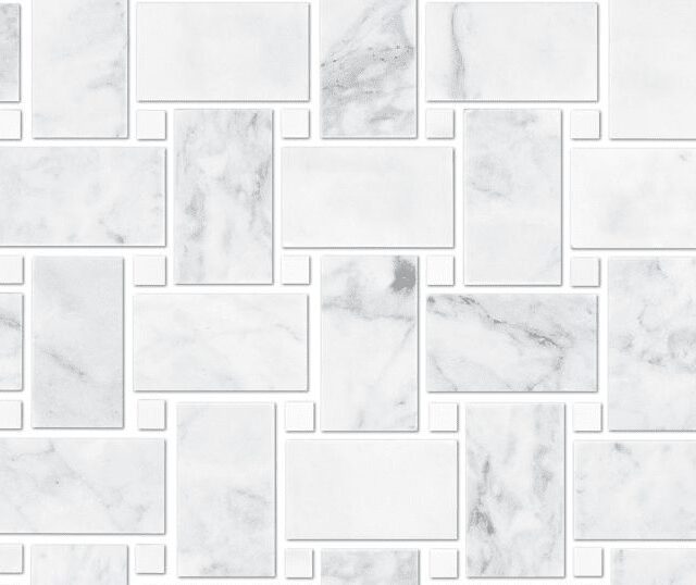 Ashford Carrara Pol Niles with White Dot Marble