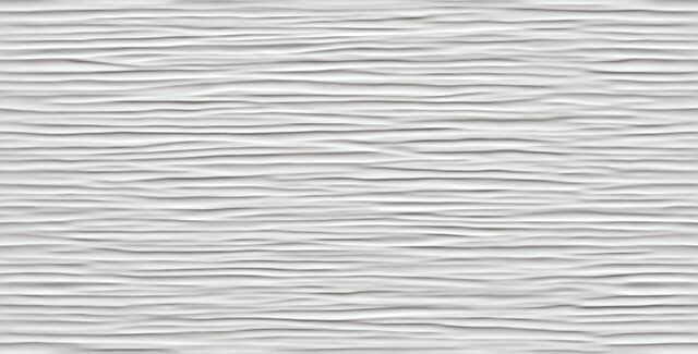 3D Wave White Glossy 16x32