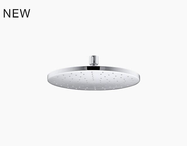 10" Contemporary Round 1.75 gpm rainhead with Katalyst® air-induction technology