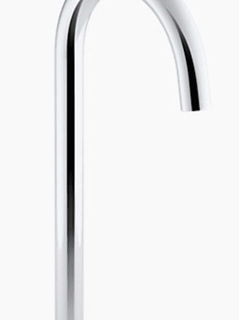 Components Tall Bathroom Sink Spout with Tube Design