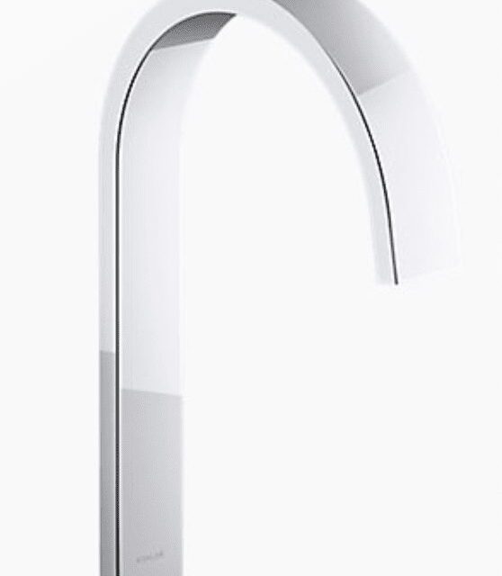 Components™ bathroom sink spout with Ribbon design