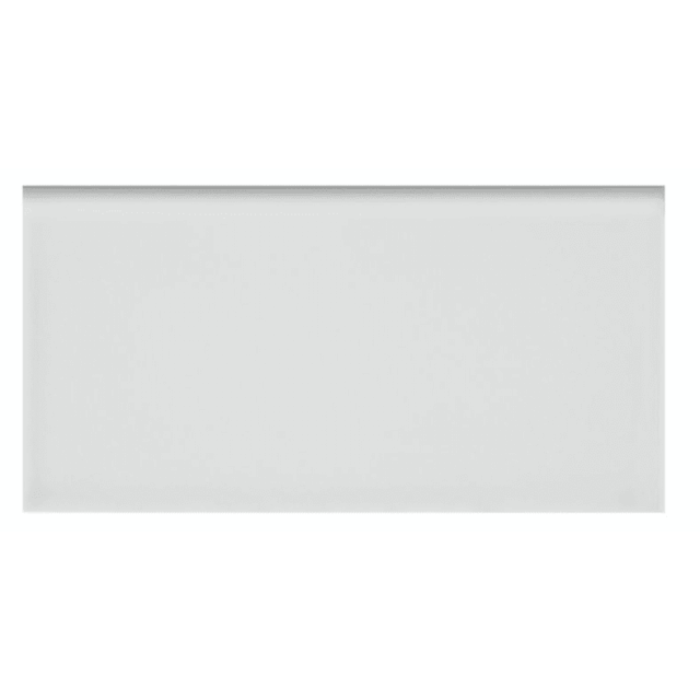 IMPERIAL BIANCO MATTE REL CERAMIC WALL TRIM TILE - 3 X 6 IN