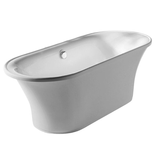 Bathhaus Oval Double Ended Freestanding Lucite Acrylic Bathtub