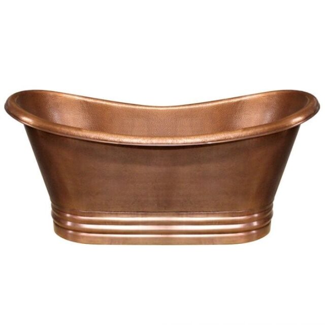 Handmade Double Ended Freestanding Copper Bathtub