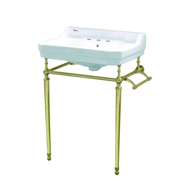 Three Holes Console Sink With Leg Support